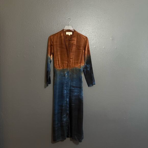 Anthropologie Cloth & Stone Tye-Dye Maxi Dress Size XS - Picture 3 of 8